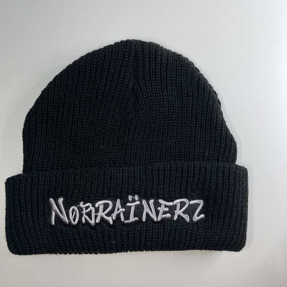 These stylish knit beanies feature a bold embroidered “Nobrainerz” logo - Picture 3 of 5